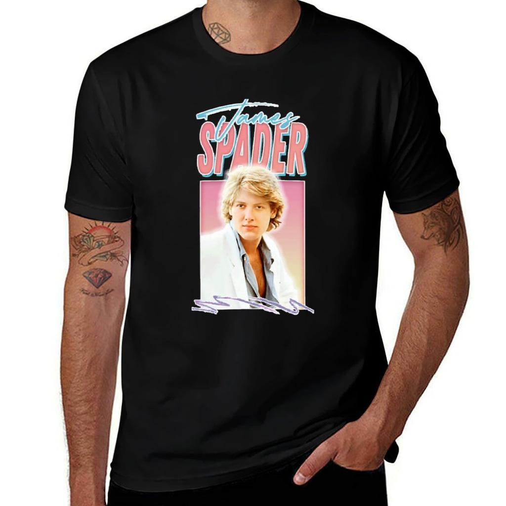 Music Vintage James Cute Spader For Unisexs Unisexs Tshirt Classic Crew Neck Cotton Tshirt