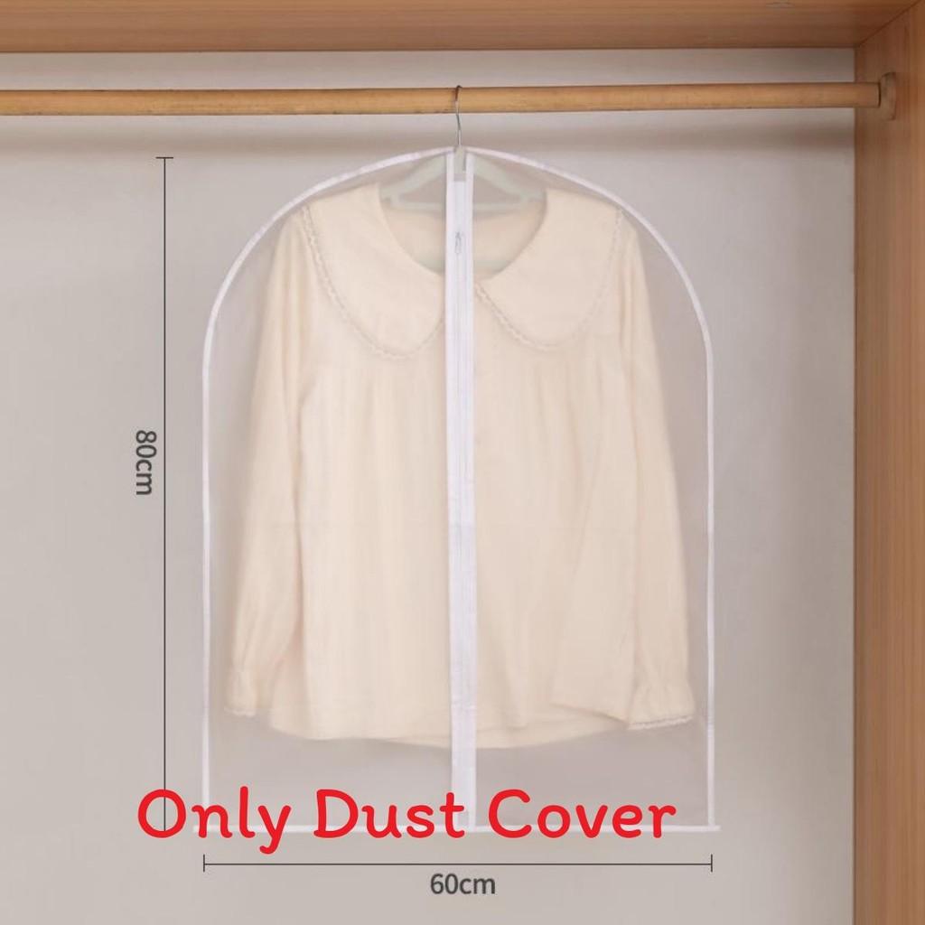 Dress Garment Clear Suit Clothes Coat Cover Protector Waterproof Travel Bag Zip