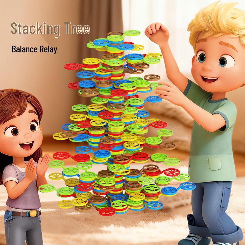 Children's Educational Stacking Blocks - Early Learning Balance Toy