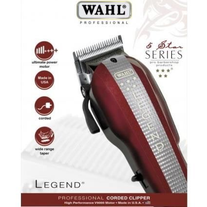 WAHL LEGEND Tondeuse à cheveux - Bordeaux