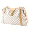 LOUIS VUITTON Stresa GM Tote Bag N42221 White Damier Azur Canvas Women Used