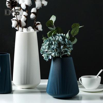 Vase, kreativer hydroponischer Kunststoff-Blumentopf im europäischen Stil für Zuhause