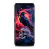 Black Raven Soft TPU For Realme 13 12 11 10 9 Pro Plus GT3 GT2 C21 C25 C35 C53 C55 C67 Pro 5G Phone Case Cover Fundas Capas Bags