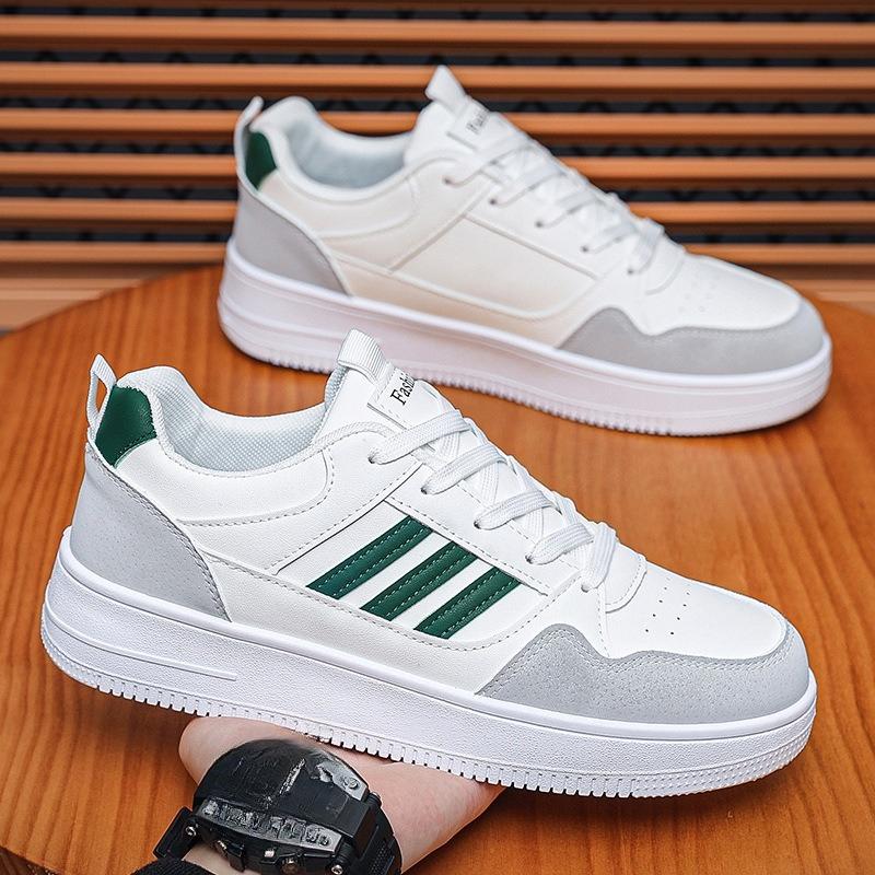 Zapatillas Deportivas Casuales para Hombre Moda de Todas las Estaciones de Caña Baja Suela de Goma Cómoda Absorbente de Impactos