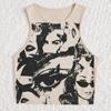 Y2K Character Portrait Print Basic I-shaped Vest Top