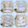 AXLUCE Plush Clothes - 20cm Lolita Hooded Cape Doll (Light Blue)