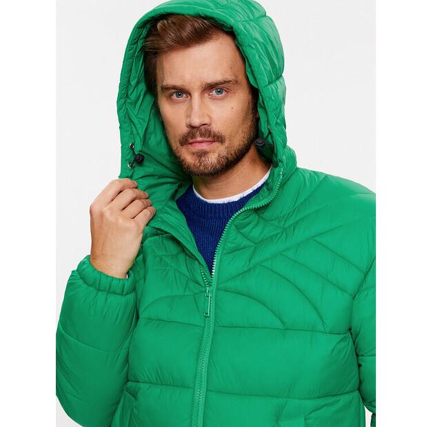 Winter Jacket United Colors Of Benetton 2NIWUN038, Green, Standard Fit