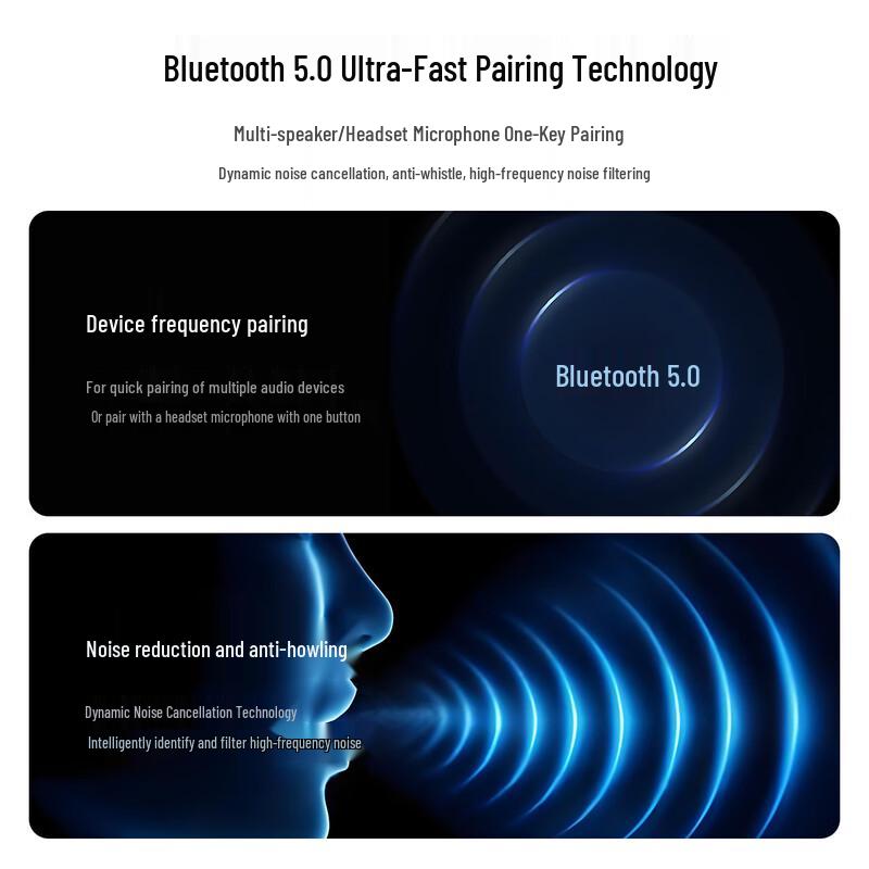 KSUN TFSI Q100 Wireless Lapel Amplifier Microphone (CN version)