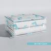 Quilt Storage Bag Large Capacity Three-Dimensional Dustproof Waterproof Clear Clothes Organizer Household Printed Quilt Bag