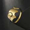Cazador Animal Elephant Open Rings for Women Cute Finger Rings Stainless Steel Jewelry 2026 Party Birthday Wedding Friends Gift
