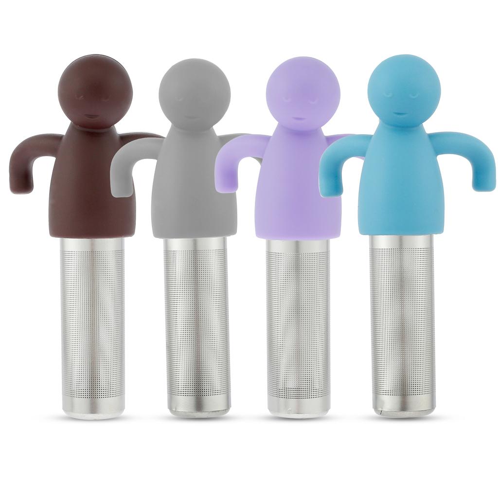 4Pcs Tea Infuser for Loose Tea Ultra-Fine Mesh Tea Strainer 304 Stainless Steel Tea Filter Tea Steeper Tea Strainer for Teacups