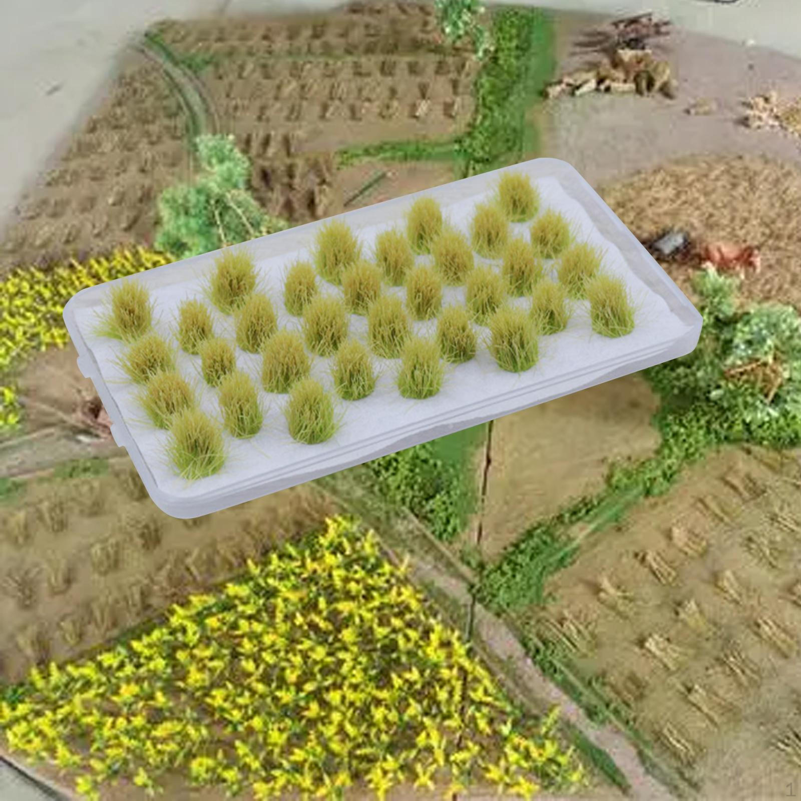 

Модель травы Искусственный DIY кластер низменных кустарников пучок для Late Autumn