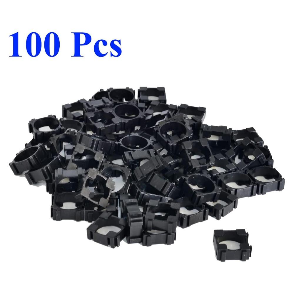 

100Pcs 18650 Lithium Battery Cell Holder Pack Bracket For DIY Fixed Battery