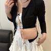 Simple Solid Color Lychee Texture Women Casual Shoulder Bag For Daily Use