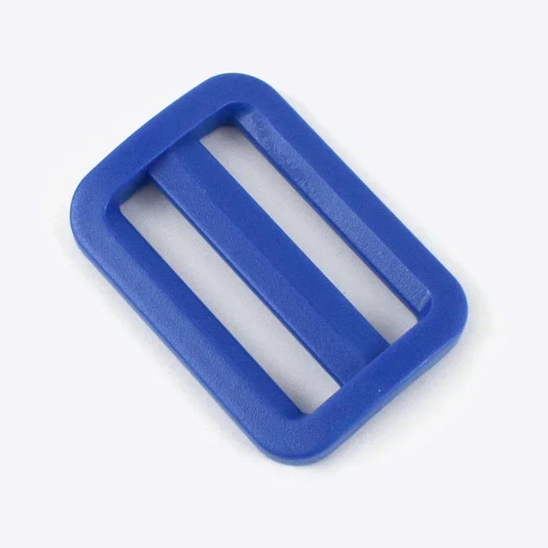 20Pcs Meetee 25/32/38mm Plastic Ring Buckles Tri-Glide Slider Adjuster Belt Buckle Dog Collar Clasp Hooks DIY Sewing Accessories