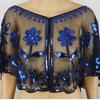Sparkling Short Scarf Shawl With Glittering Sequined For Women And Girl Beach Event Evening Party Dressingup Accessory