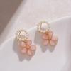 Schatzmädchen: Elegante florale Ohrstecker - Inspiriert von Korea & Japan, frisches und süßes Design für Damen