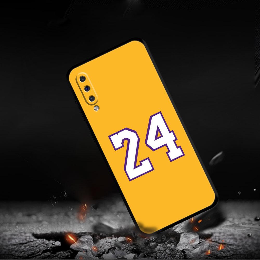 Coque de téléphone portable en silicone, pour Samsung A70 A20s A40 M31 A50 A30 A20e A10 M30s M22 M51 M23, numéro porte-bonheur 23 24