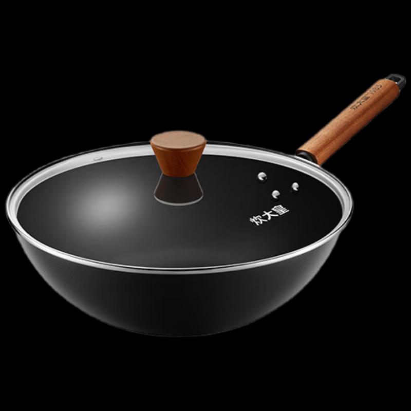 

COOKER KING 32cm Sapele Wrought Iron Wok