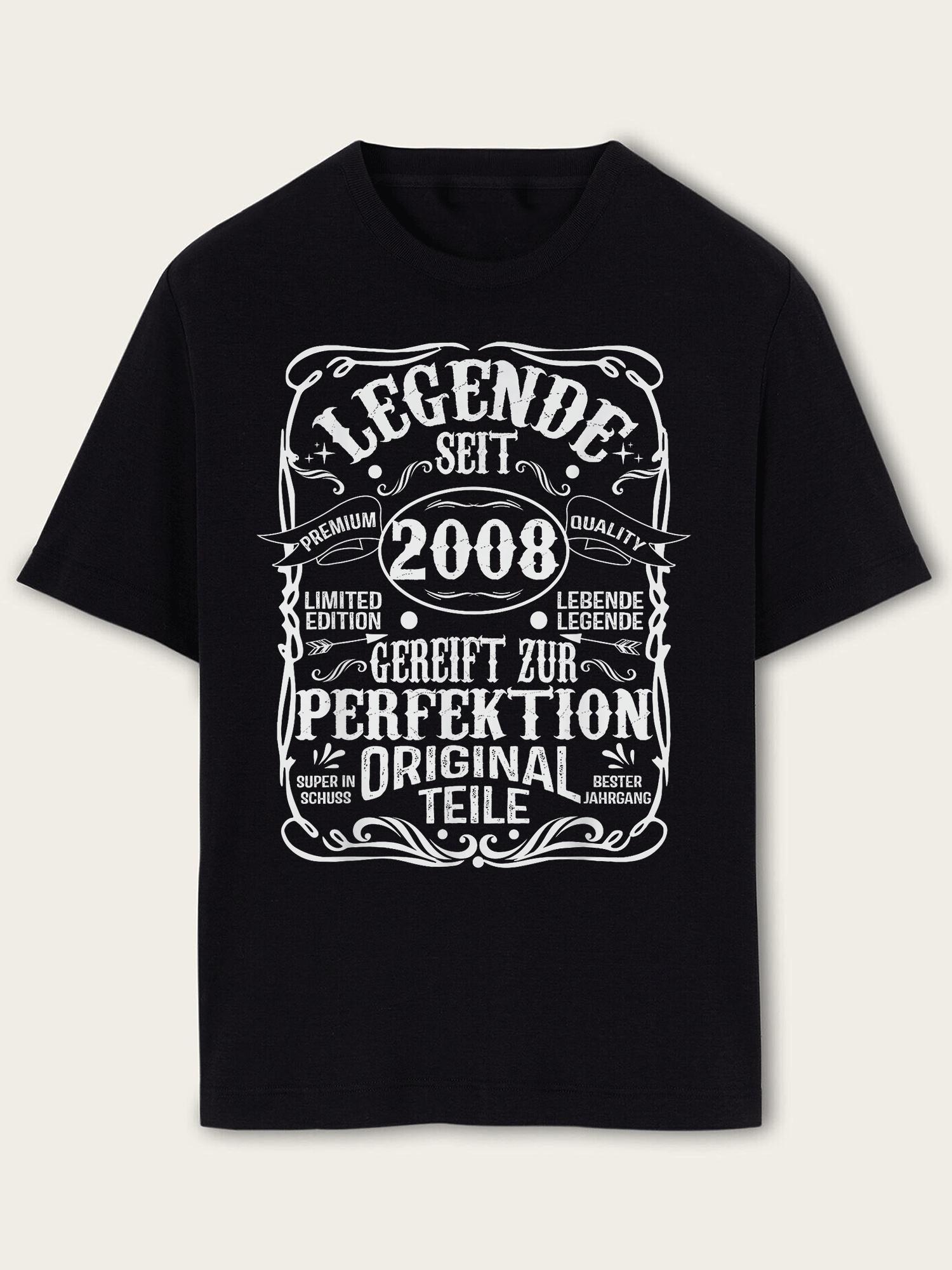 This T-Shirt for The 18Th Birthday Is Perfect for Both Boys And Girls (2008). It Features a Timeless Design Made from Soft S