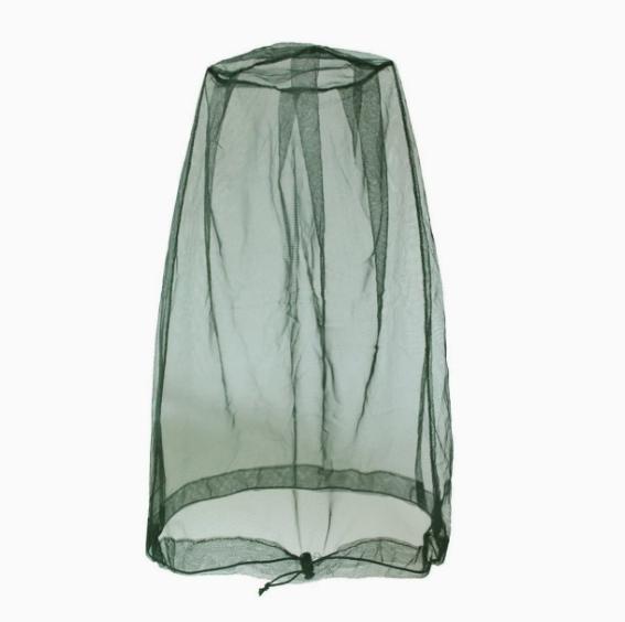 

Breathable Mesh Mosquito Head Nets Lightweight Hat Net Cover Outdoor Camping Fishing Anti-mosquito Cover Insect-Proof Hat зелений