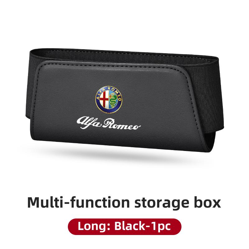 For Alfa Romeo Car Multi-functional ONDS Storage Box Cards Phone Key Pocket Self Adhesive For Alfa Romeo 159 Giulietta Giulia 147 Mit
