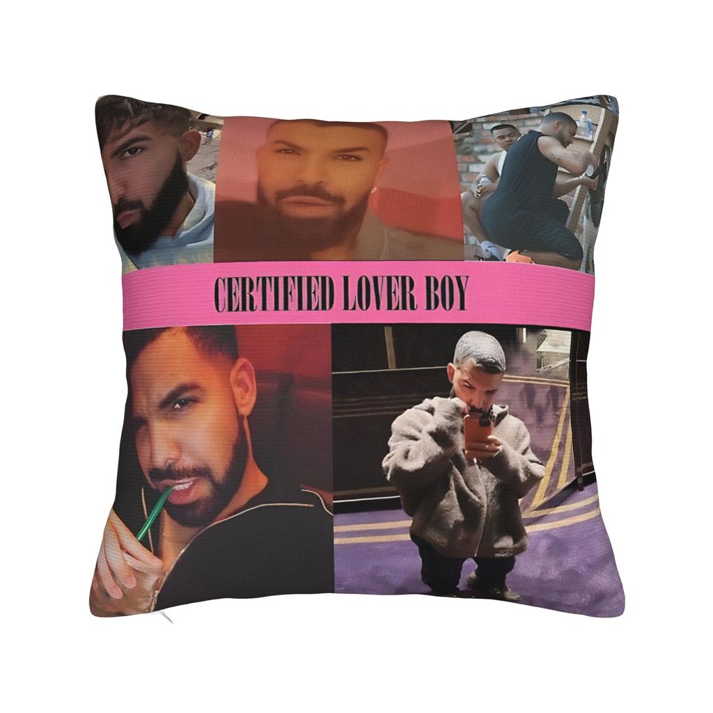 Pillow Cover D-drake meme   Vintage Pillow Case For Chair Sofa Home Decor Pillowcases