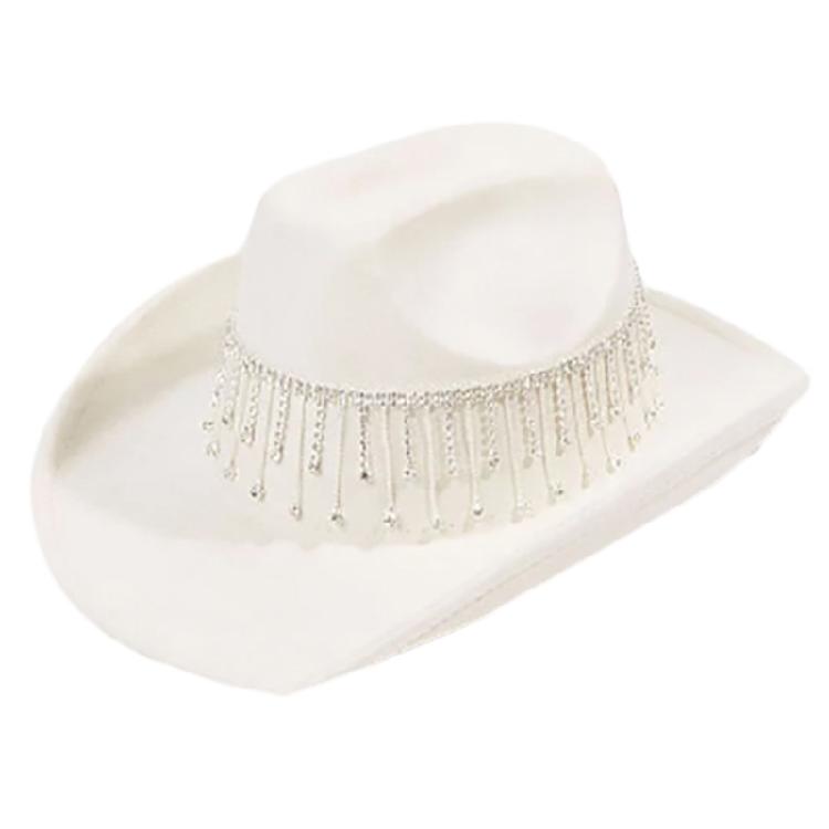Tassel Cowgirl Hat Tassel Cowboy Hat Bachelorette Party Hat Bridal Party