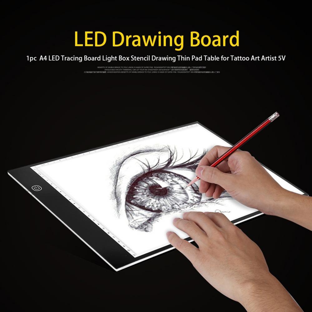 A4 Light Pad Three-Level Dimmable Drawing Light Box Animation Line Tracing