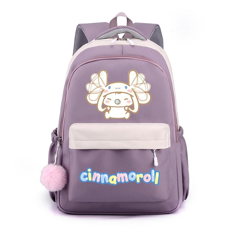 Big-Eared Dog Cute Cartoon Printed Backpack Middle School Bag