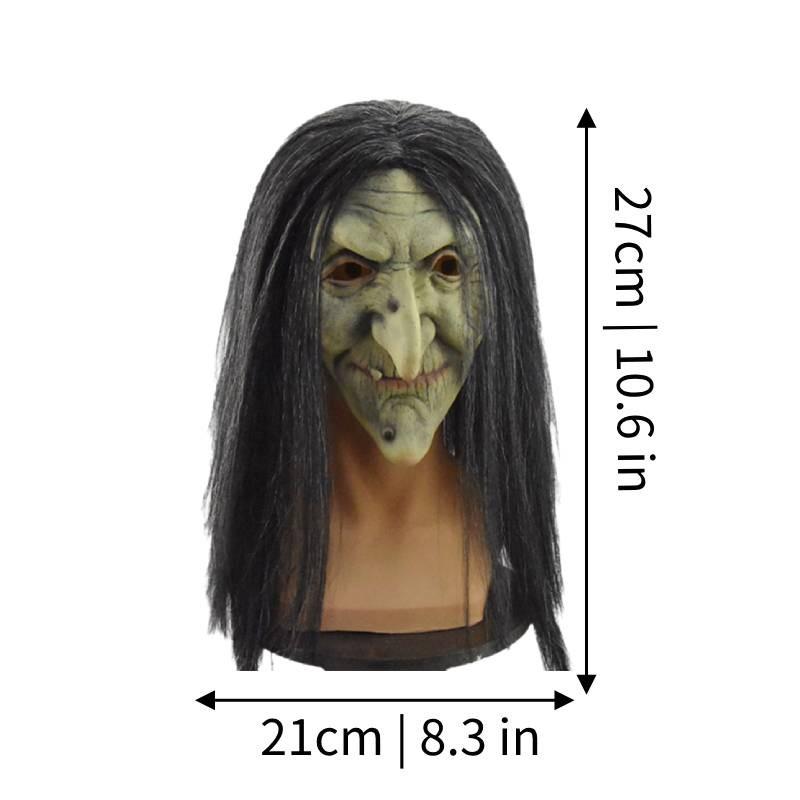 

Маска Злой Ведьмы на Хэллоуин Ужасы Косплей Карнавал Вечеринки в Доме с Привидениями Латекс