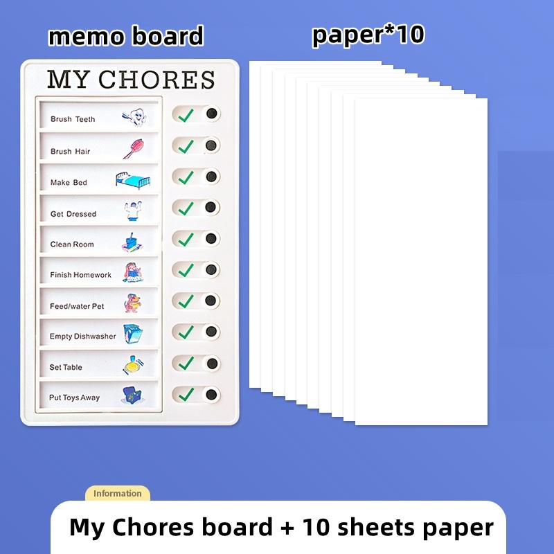 

Доска для заметок «Мои дела» Список дел Набор бумаги Съемный ежедневник Календарь Создатель задач Контрольный список Офис Школа