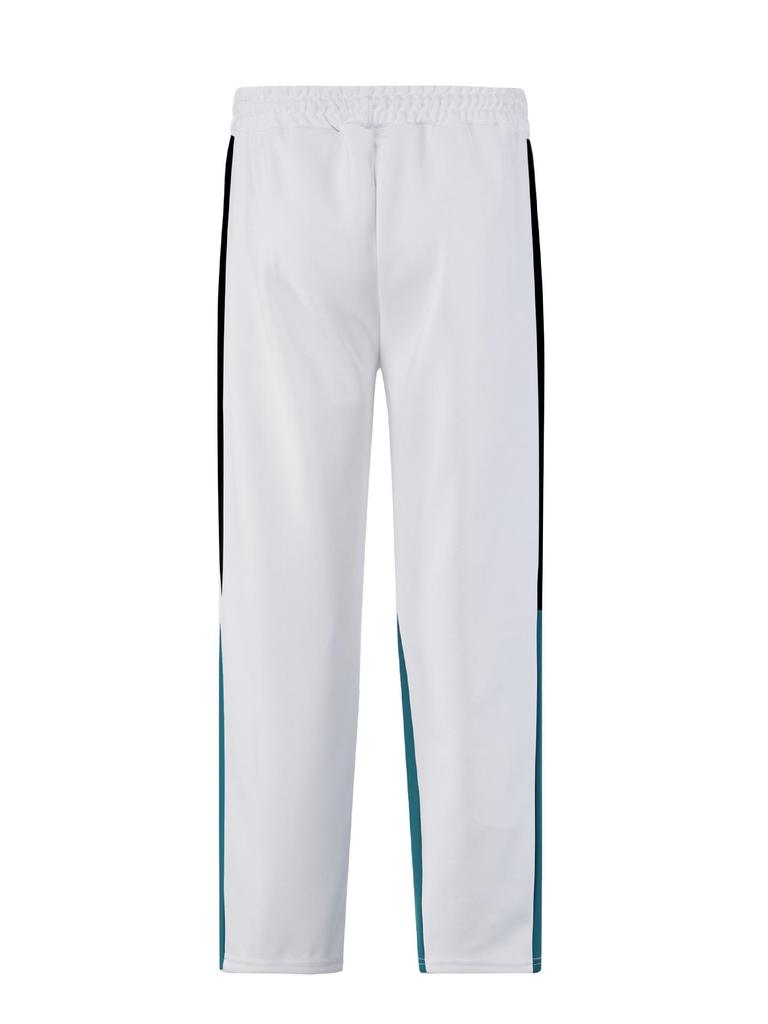 2025 Men's Stylish Casual Color-Block Button Straight Pants