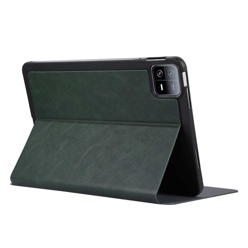 For Xiaomi Pad 6 Leather Case Foldable Stand Inner Soft TPU Tablet Cover