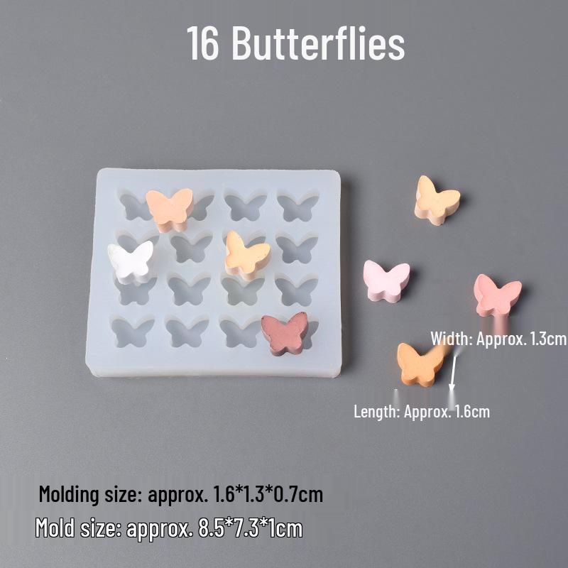 Butterfly Wax Seal Beads Silicone Mold for DIY Baking and Decoration