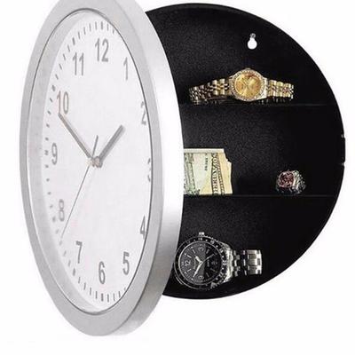 Coffre-fort Secret, boîte de rangement d'horloge murale, horloge inattendue, coffre-fort mural caché pour argent, montre, pièces de monnaie, coffre-fort de bureau et de maison