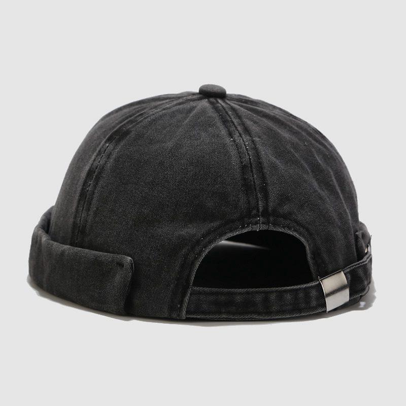 Skull Cap for Men and Women - Retro Landlord Beanie Hipster Melon Hat - Breathable Yuppie Style Beanie with Embellished Accents