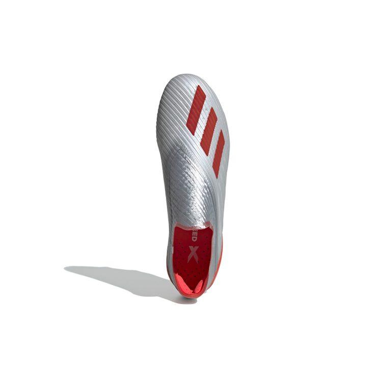 adidas X 19+ FG Scarpe da Calcio per Terreni Compatti Antiscivolo Uomo Rosso Grigio F35322