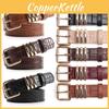 Pu Womens Leather Stone Pattern Belt With Alloy Buckle For Casual Office Wear