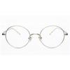 Alloaiweeo [Alo:Ctzen] Ci8703B C1 Sanded Silver Metal Round Eyeglass Frames