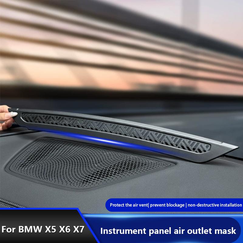 For BMW X1 X2 X3 X4 X5 X6 X7 3 4 5 7 Series 2018-2026 Dashboard Air Outlet Cover Buckle Dust Protection Cover Accessories