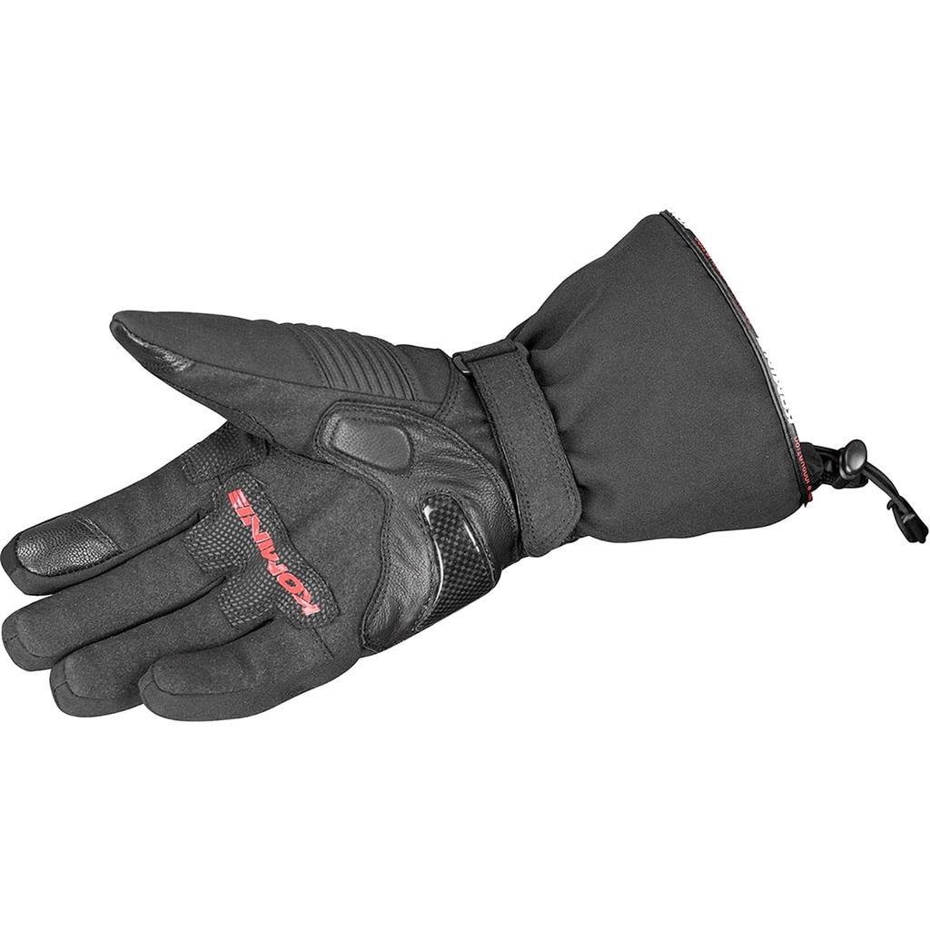 KOMINE Motorcycle Gloves Electric Heat Gloves Cassius Large 06-8045 GK-8045 - Set, Black,