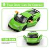 5 Inch Metal Car Simulation Diecast & Toy Vehicle Lamborghini LP570-4 Gallardo Supercar RMZ City 1:36 Alloy Model Gifts For Children