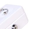 Cash Box with Money Tray Metal Storage Safe Lock Box Mini Locking Cash Box Money Saving Organizer