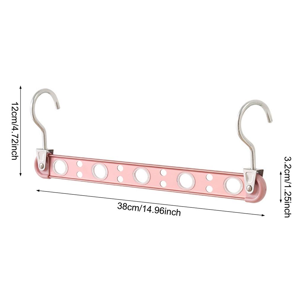 9-Loch Kleiderbügelständer Schrankorganizer Platzsparender Kleiderbügel für Kleidung Mehrfach-Hängevorrichtung Kleiderständer Wäscheständer