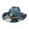 Travel Photography Vacation Stage Performance Jazz Hat Western Retro Cowboy Top Hat Ethnic Style Street Shot Felt Hat