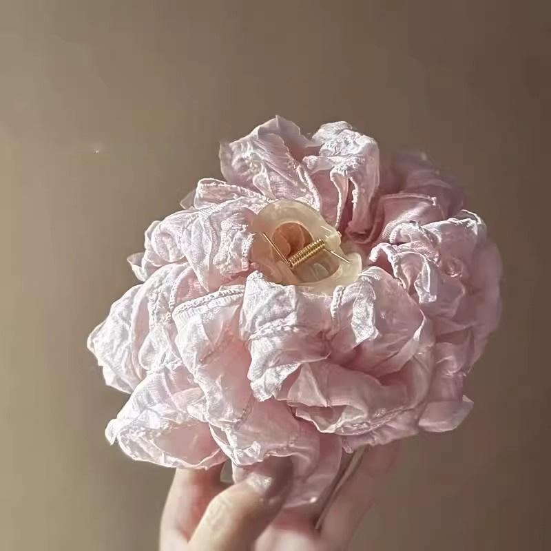 Baby Pink Butterfly! Large Multi-layer Bow Clip! Female Headwear Super Fairy Hair Display Shark Clip Device розовый