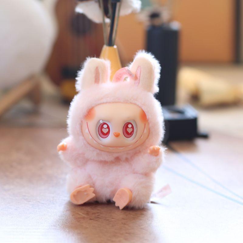Plush Keychain Super Soft Pp Cotton With Rotating Head For Kids Gift