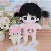 niannyyhouse 10cm20cm Plush Clothes Striped Bodysuit Sling Crawling Suit Vest Cotton Doll Accessories Dress-Up (A3, 10cm)
