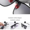 Sunglasses Clip Men's and Women's Glasses Myopia Glasses Clip-on Sunglasses for Men and Women